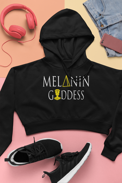 MELANIN GODDESS (CROP HOODIE)